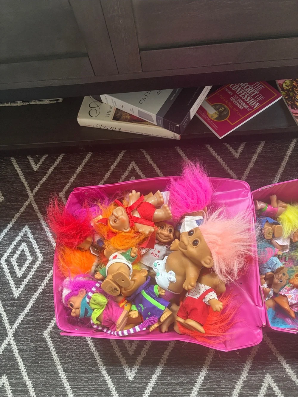 Vintage-Inspired Kids Troll Dolls Toy Set - Multicolor